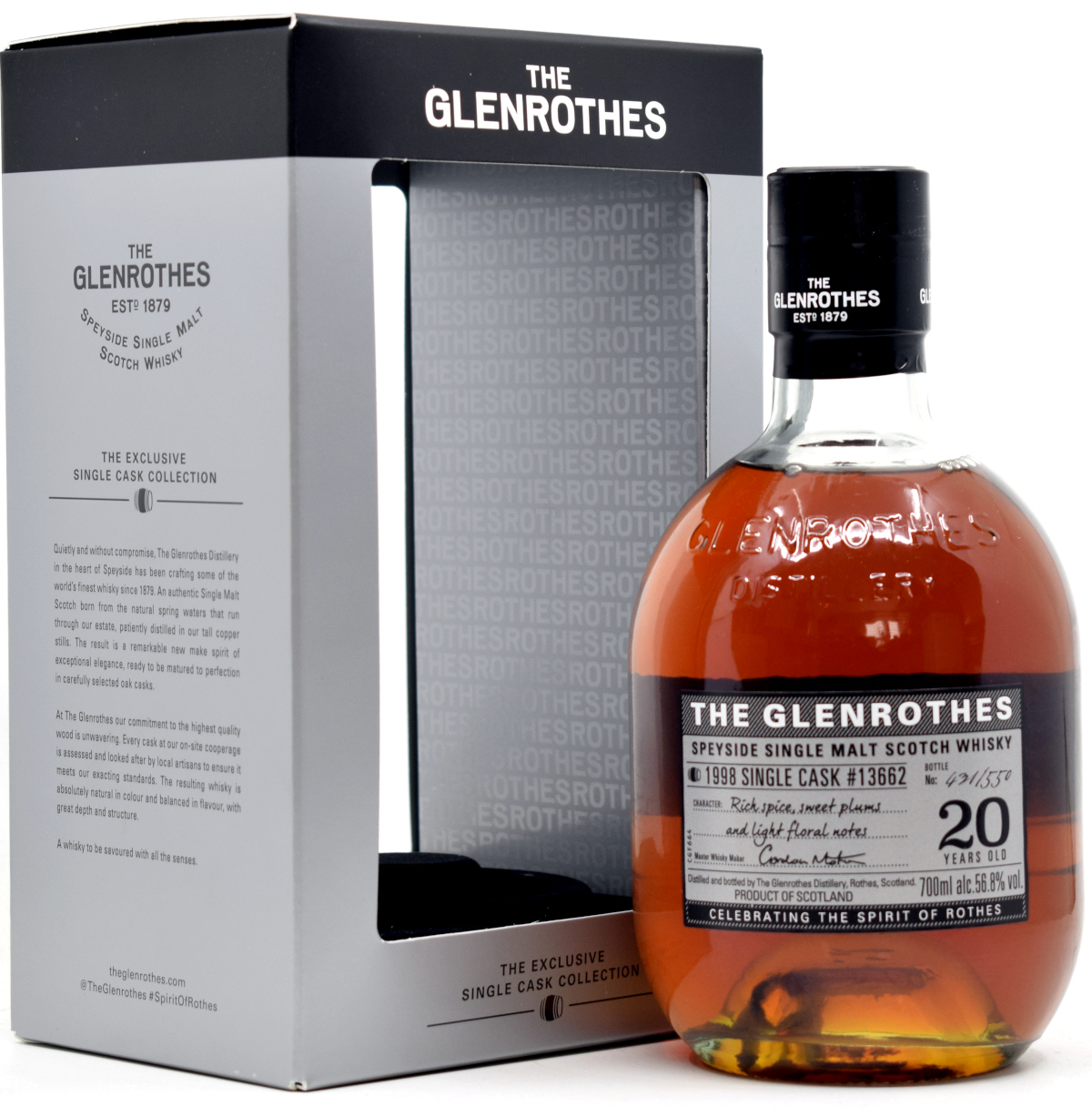 glenrothes_13662 Glenrothes 20 Jahre 1998 Single Cask #13662 56,8% vol.