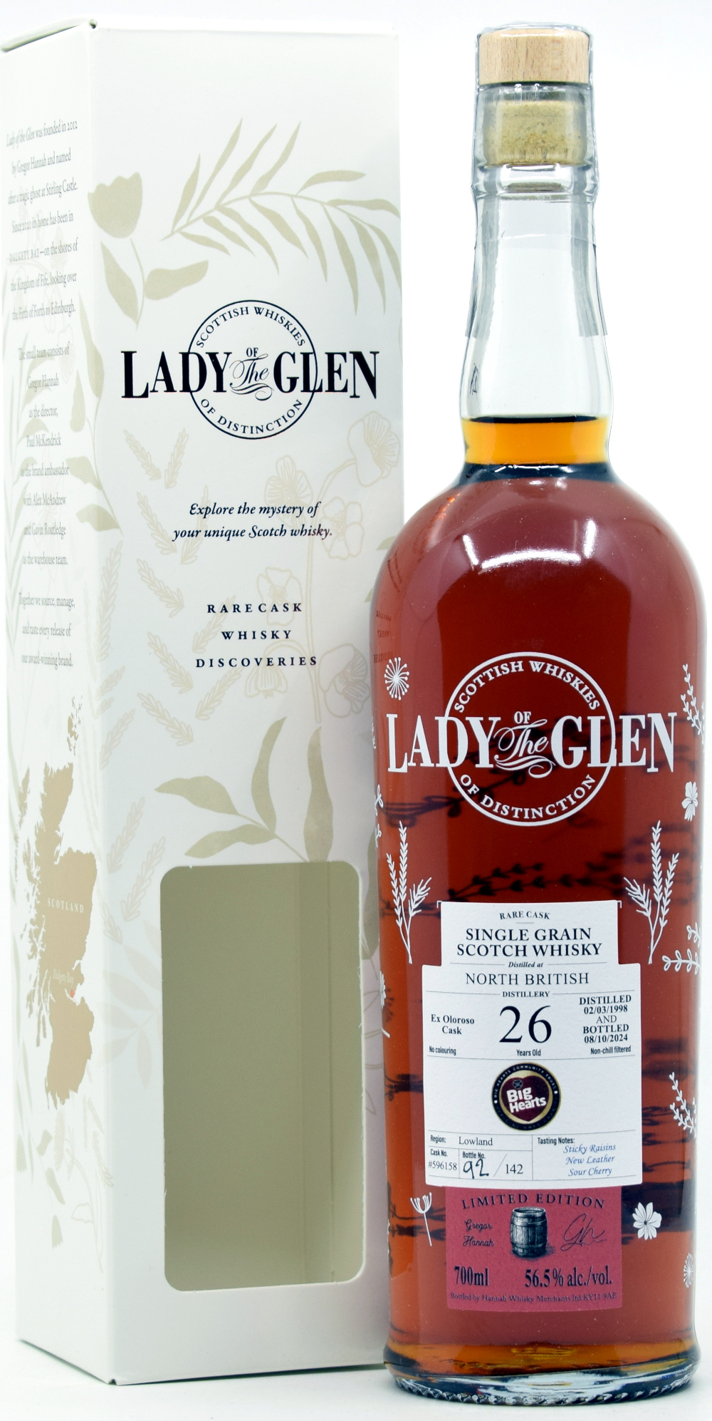 north_british_26_lotg North British 26 Jahre 1998/2024 Oloroso Sherry Cask Lady of the Glen 56,5% vol.