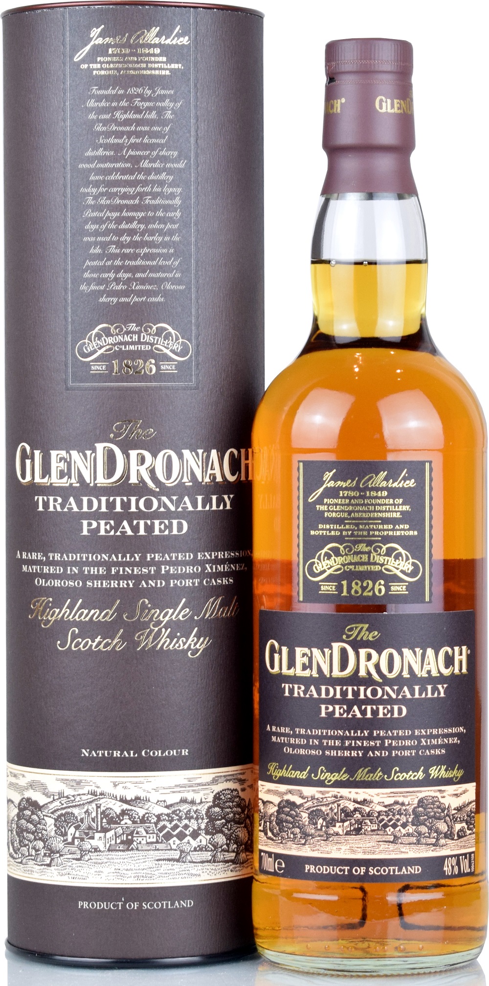 glendronach_treaditionally_peated Glendronach Traditionally Peated 48% vol.