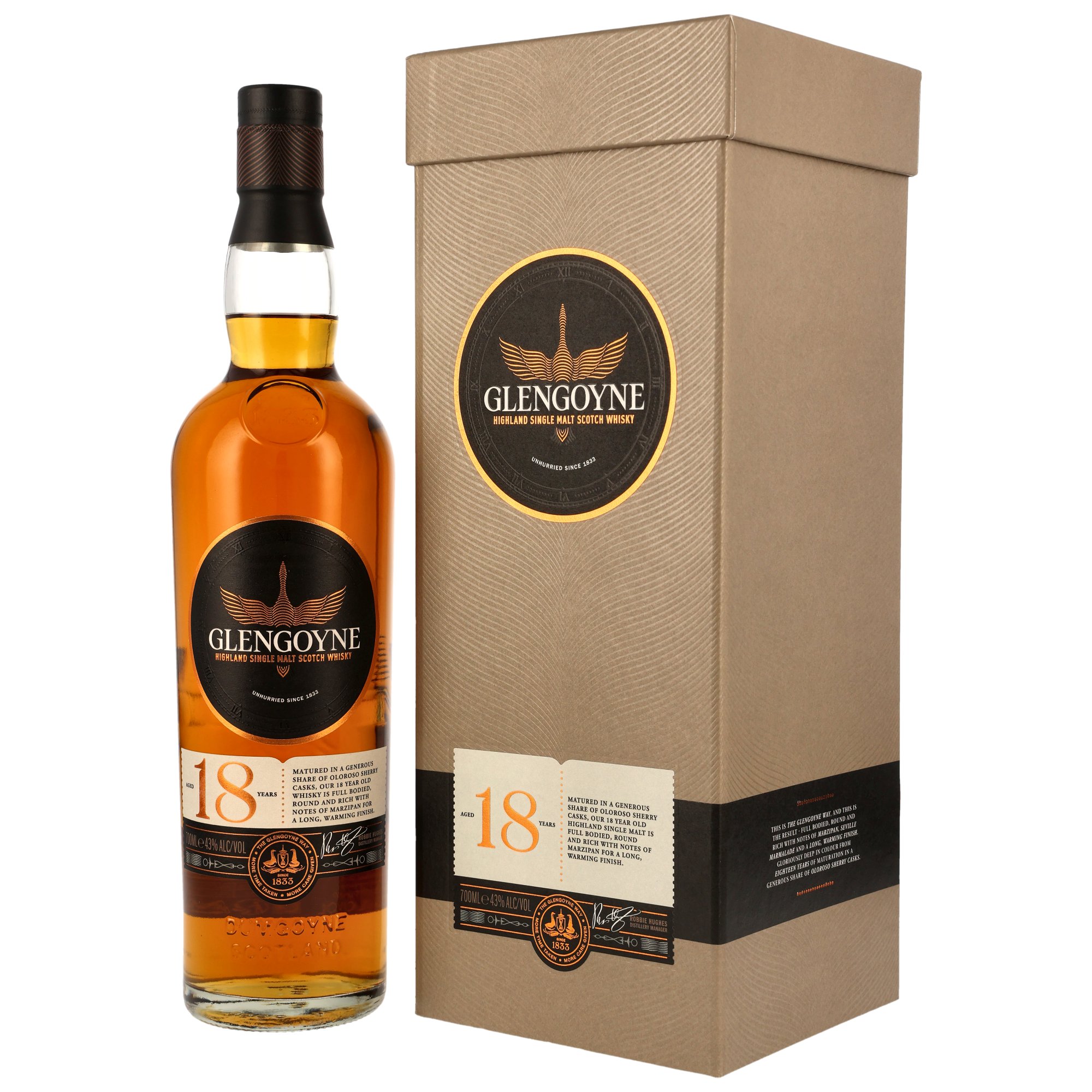 Glengoyne 18 Jahre 43% vol.
