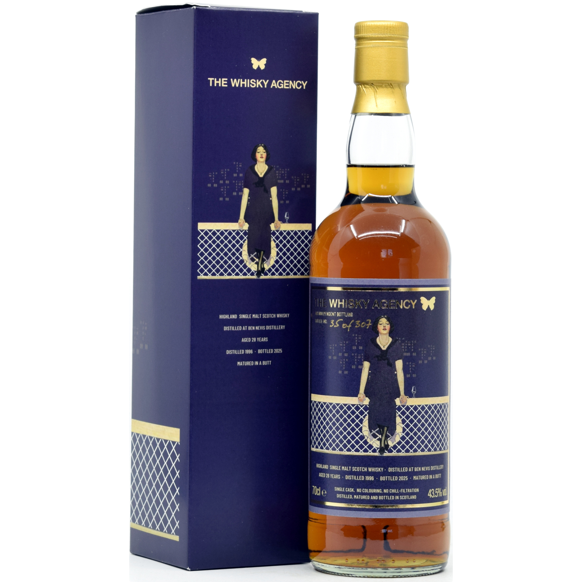Ben Nevis 28 Jahre Sherry Cask 1996/2025 The Whisky Agency 43,5% vol.