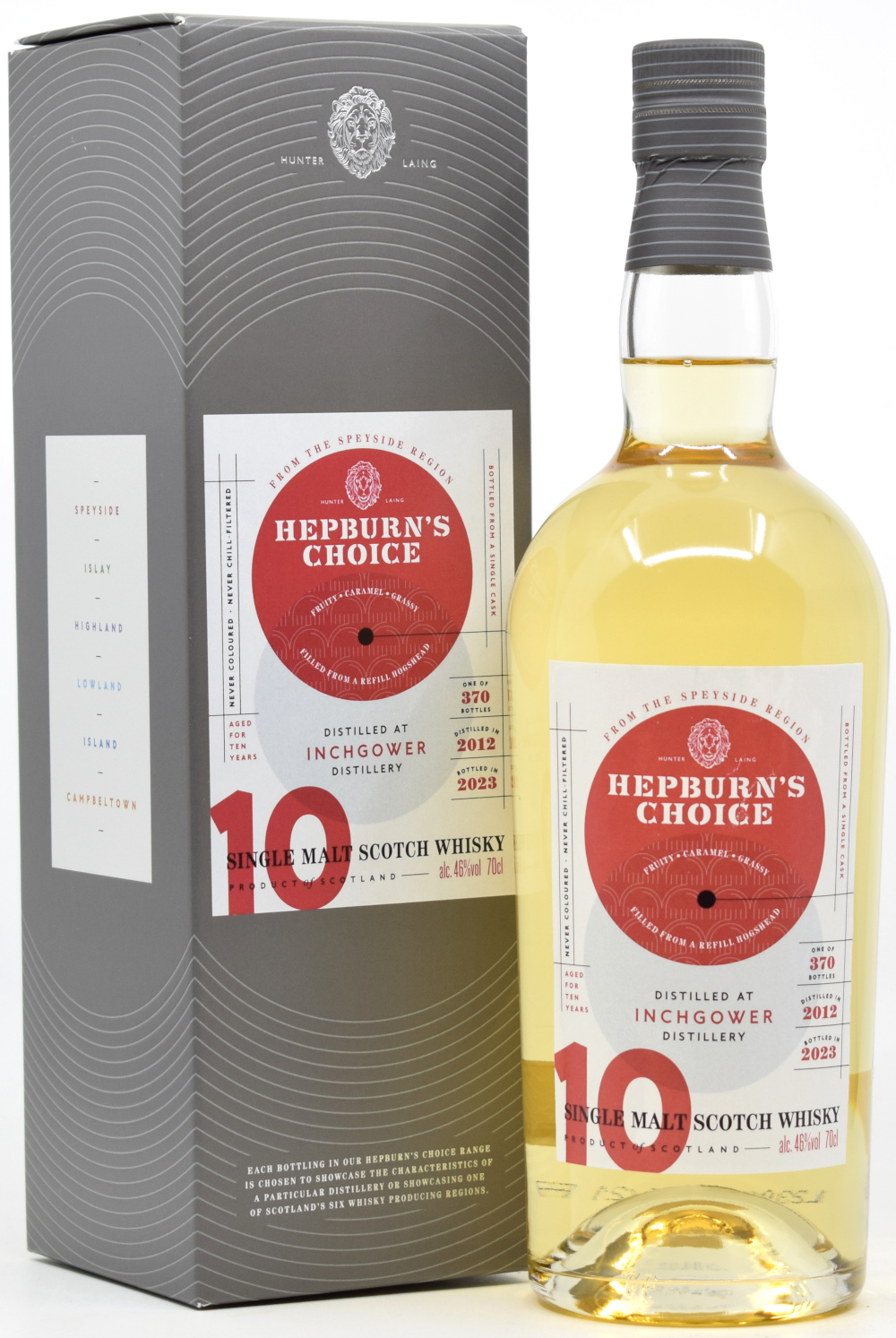 Inchgower 10 Jahre 2012/2023 Hepburn's Choice 46% vol.