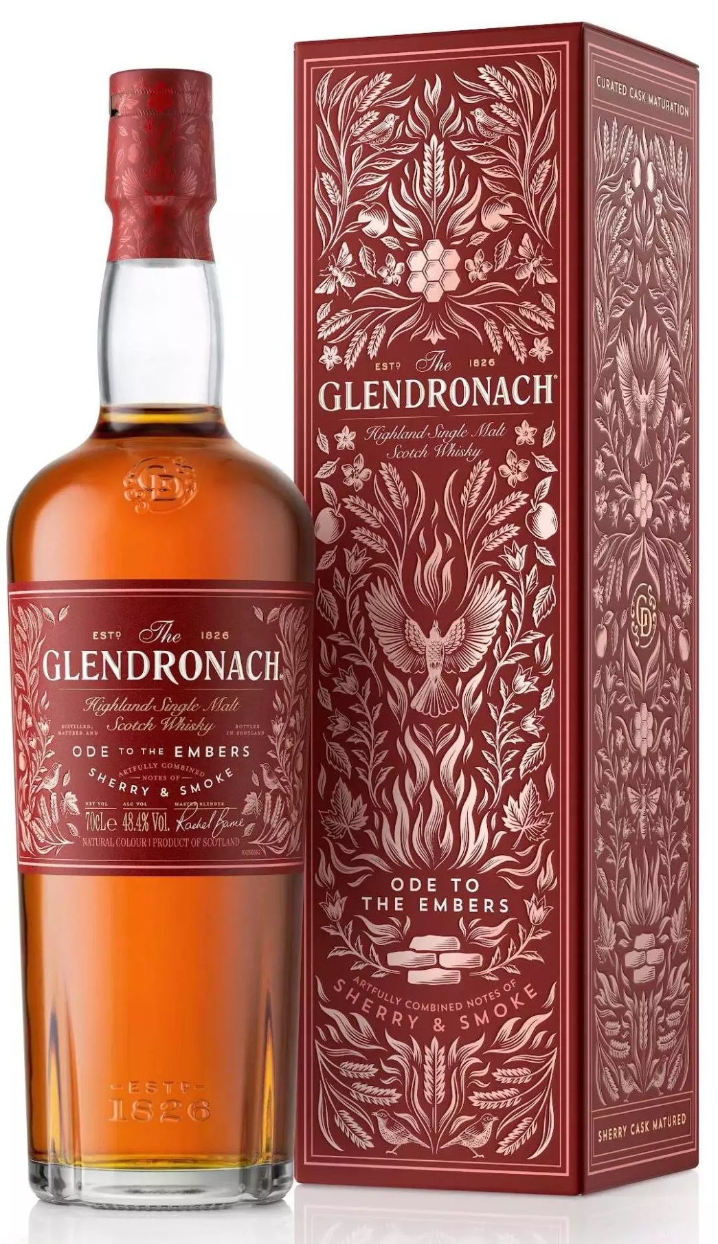 glendronach_ode_embers Glendronach Ode to the Embers peated Oloroso & PX Sherry Casks 48,4% vol.