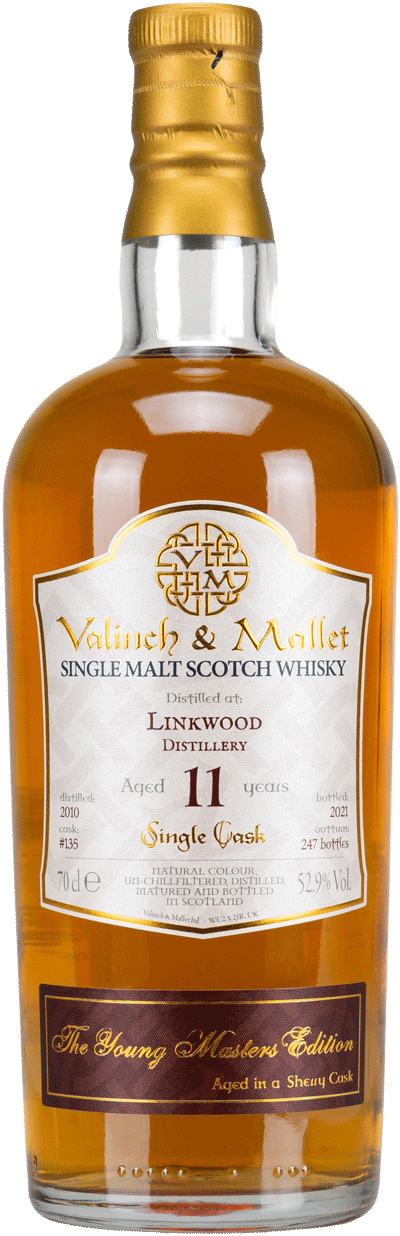 Linkwood_11_sc2_red Linkwood 11 Jahre 2010/2021 Sherry Cask Valinch & Mallet 52,9% vol.