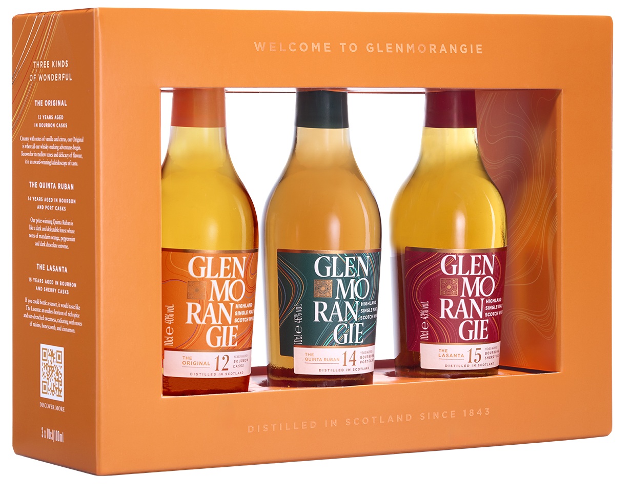 Glenmorangie-TasterPack Glenmorangie Taster Pack - 12 Jahre Original, 14 Jahre Quinta Ruban, 15 Jahre Lasanta