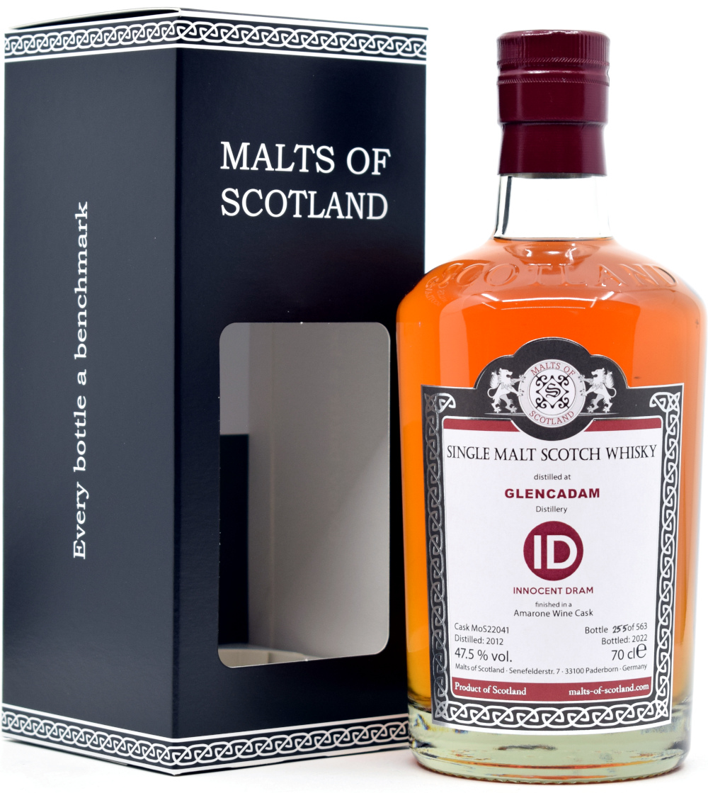 glencadam_2012_ID_MOS Glencadam 2012/2022 Amarone Cask Malts of Scotland ID Serie 47,5% vol.