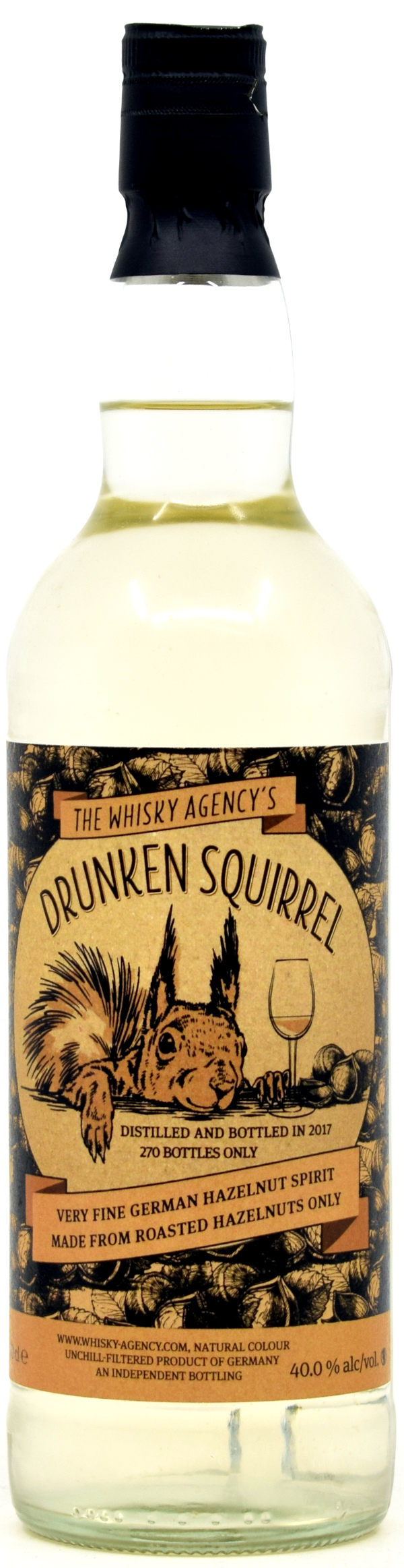 hazelnut_TWA Hazelnut Spirit Drunken Squirrel The Whisky Agency 40% vol.