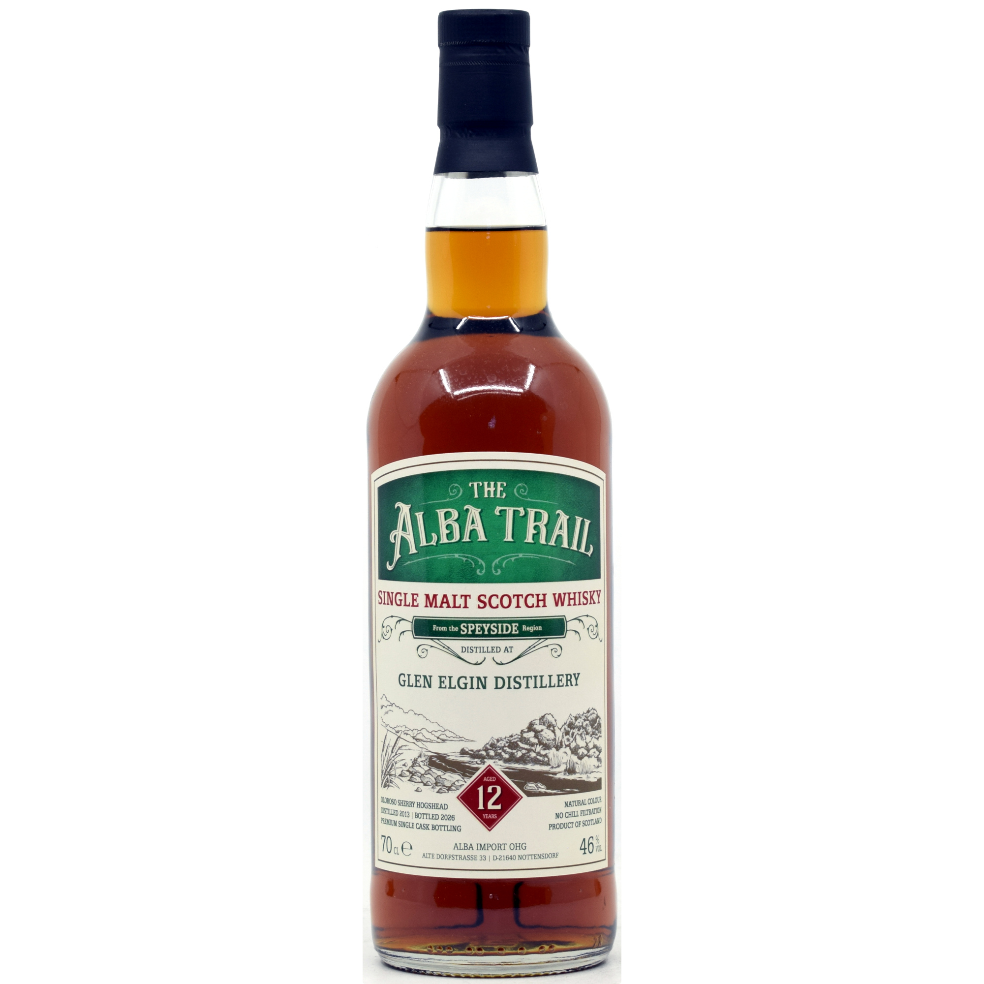 Glen Elgin 12 Jahre 2013/2026 Oloroso Sherry Alba Import 46% vol.