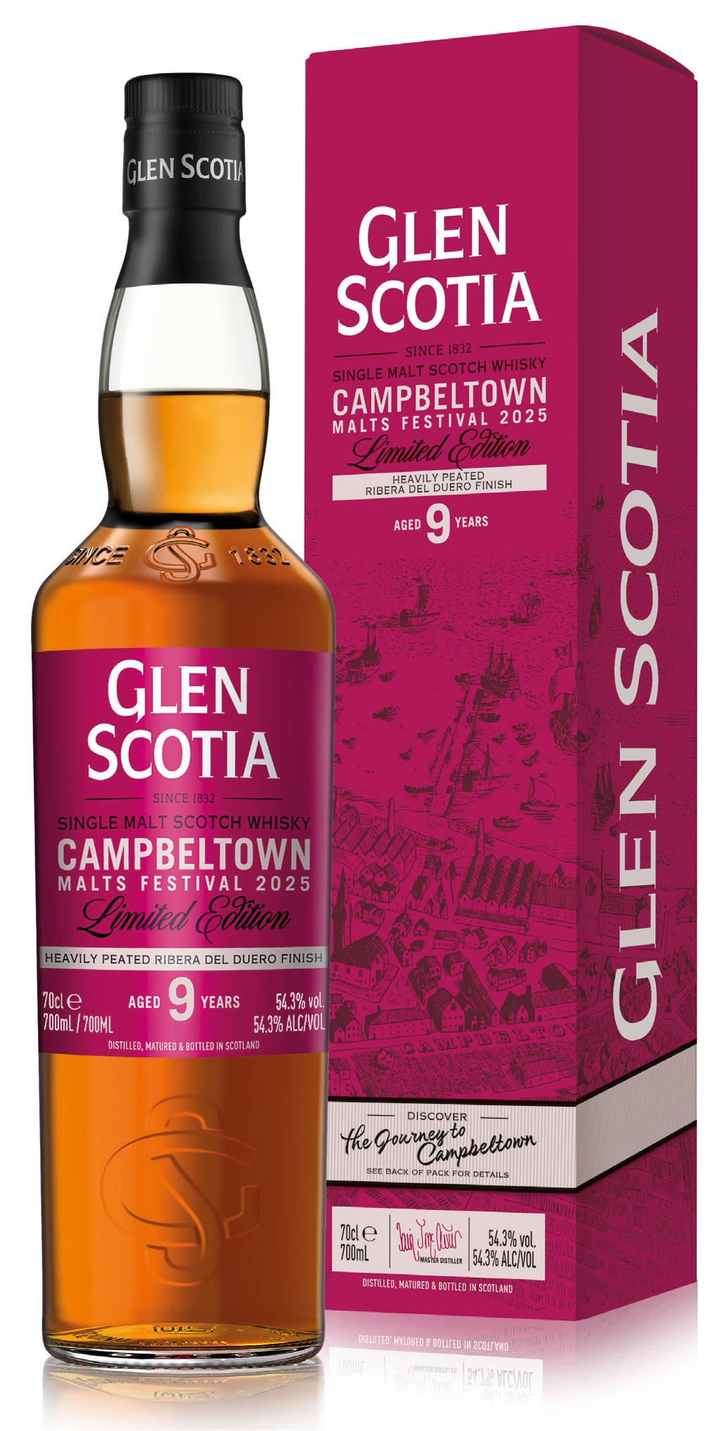 Glen_Scotia_Festival_Edition_2025 Glen Scotia 9 Jahre Heavily Peated Ribera Del Duero Campbeltown Malts Festival 2025 54,3% vol.
