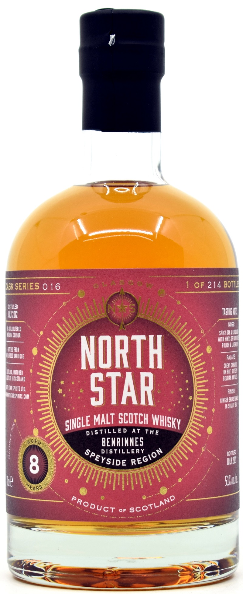 benrinnes_8_nss Benrinnes 8 Jahre 2012/2021 Sherry Cask North Star Spirits #016 51% vol.