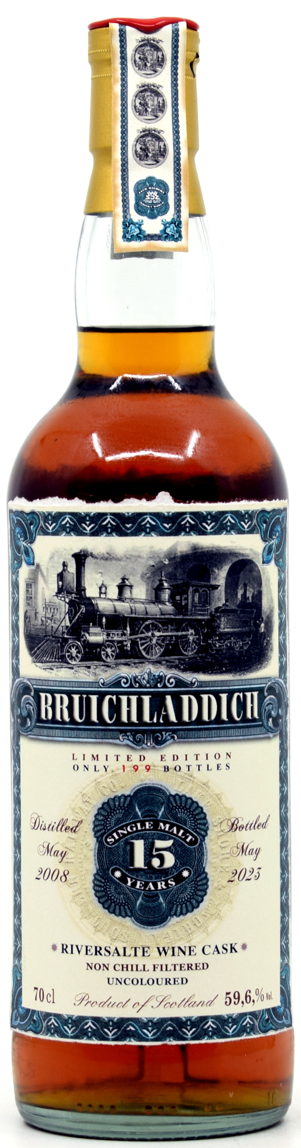 bruichladdich_15_JW Bruichladdich 15 Jahre 2008/2023 Rivesaltes Wine Jack Wiebers Old Train Line 59,6% vol.