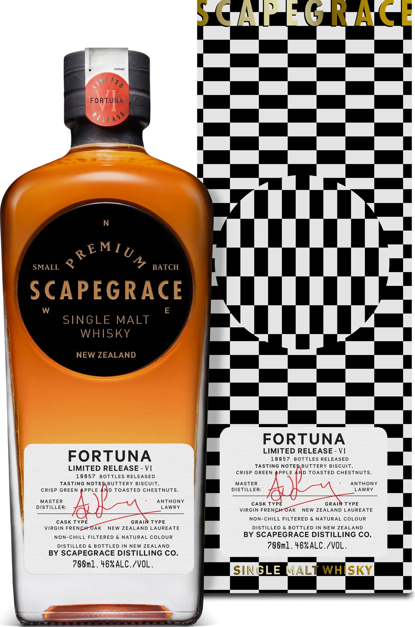 SGWhisky-FortunaVI_1024x1024-2x Scapegrace FORTUNA VI Limited Edition New Zealand Single Malt 46% vol.