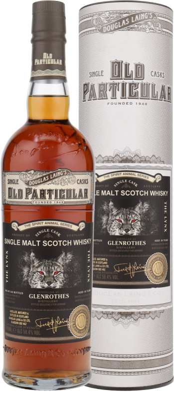 glenrothes_18_dl Glenrothes 18 Jahre 2005/2023 Sherry Old Particular Spirit Animal Series Douglas Laing 58,4% vol.