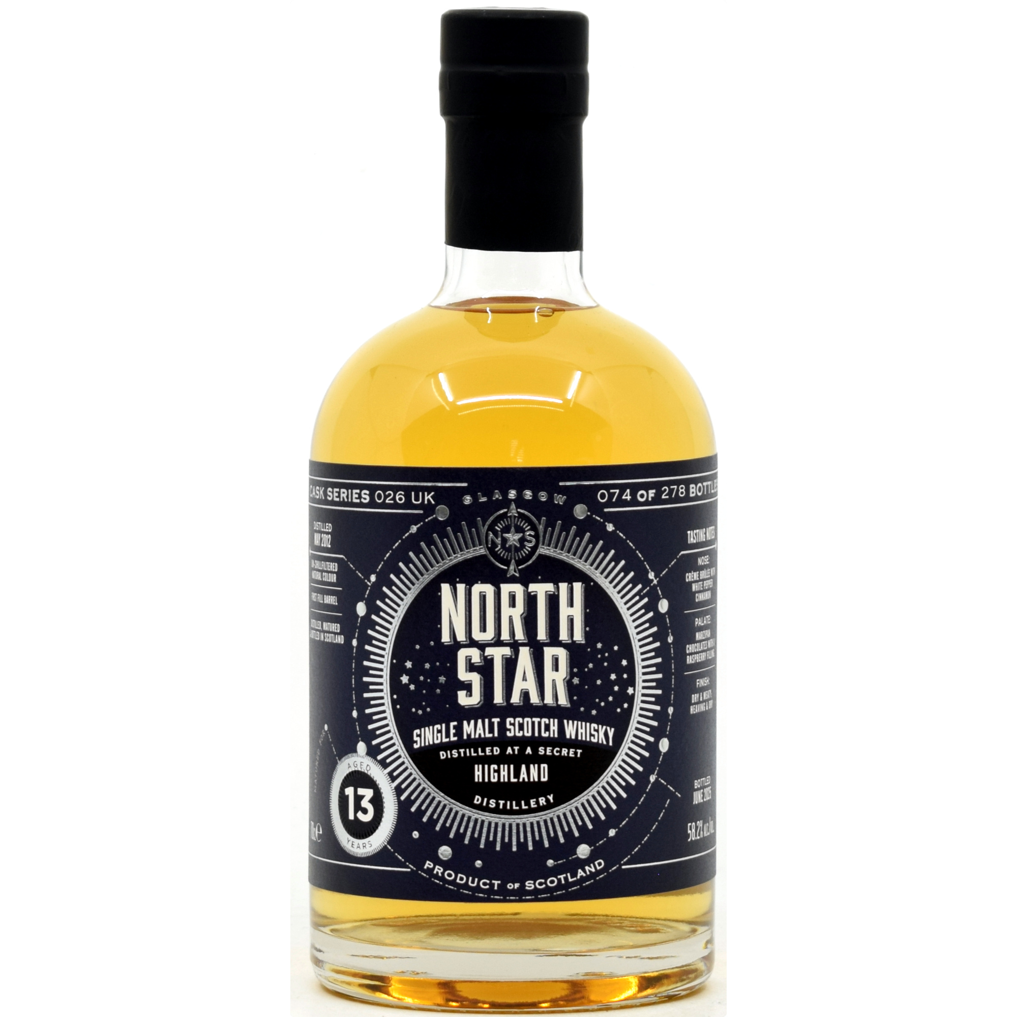 Secret Highland 2012/2025 North Star Spirits SWE Exclusive 58,2% vol.