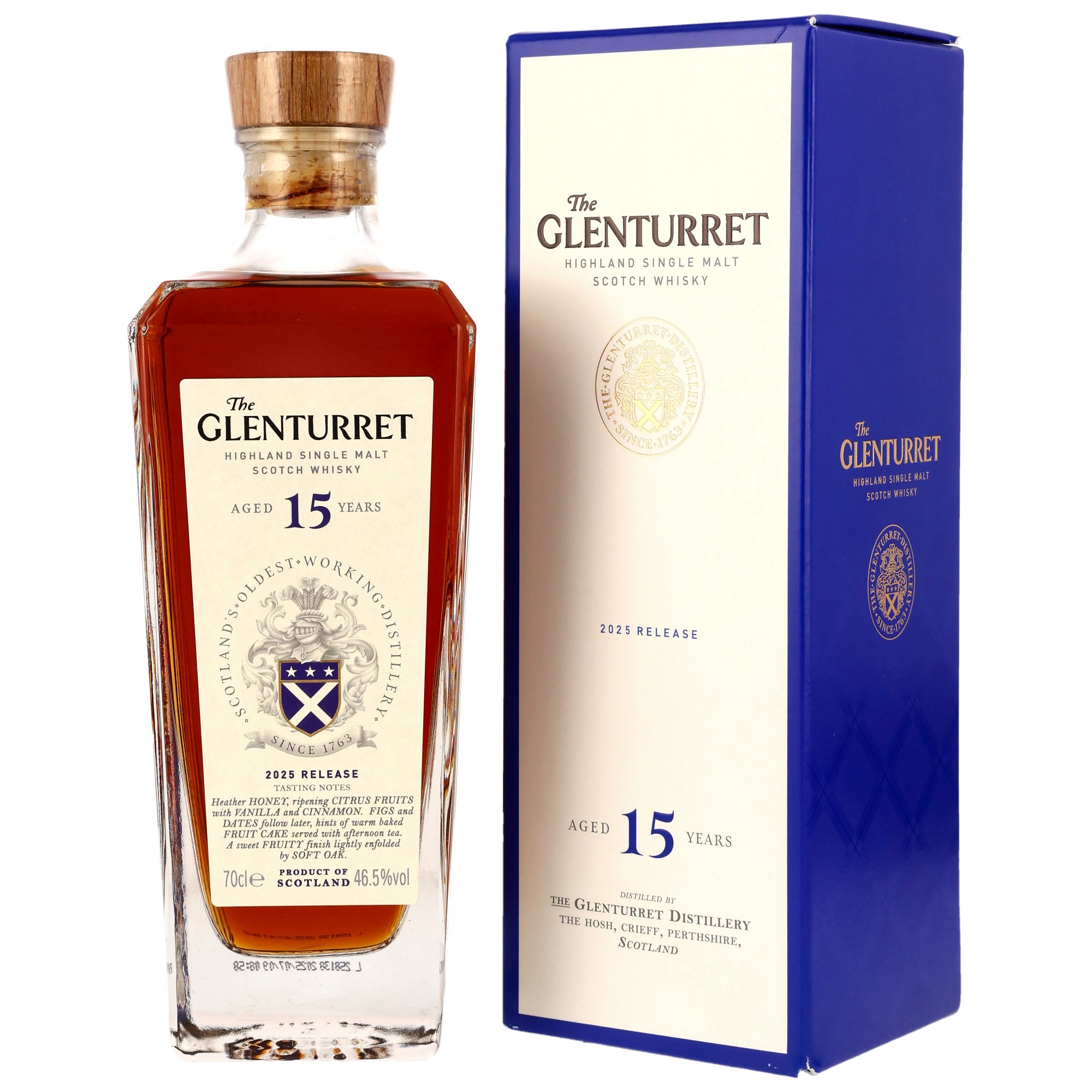 Glenturret 15 Jahre Cask Strength Release 2025 46,5% vol.