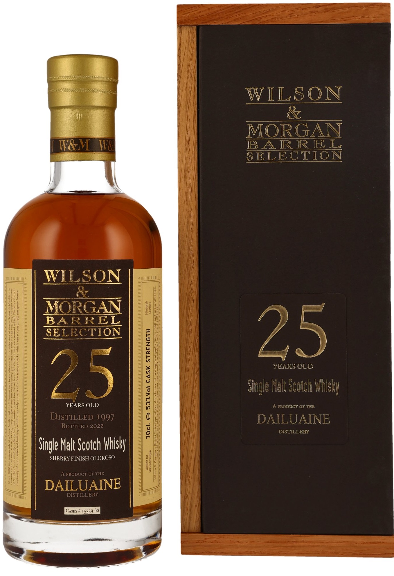 Dailuaine-1997-WM Dailuaine 25 Jahre 1997/2022 Sherry Cask Wilson & Morgan 53% vol.