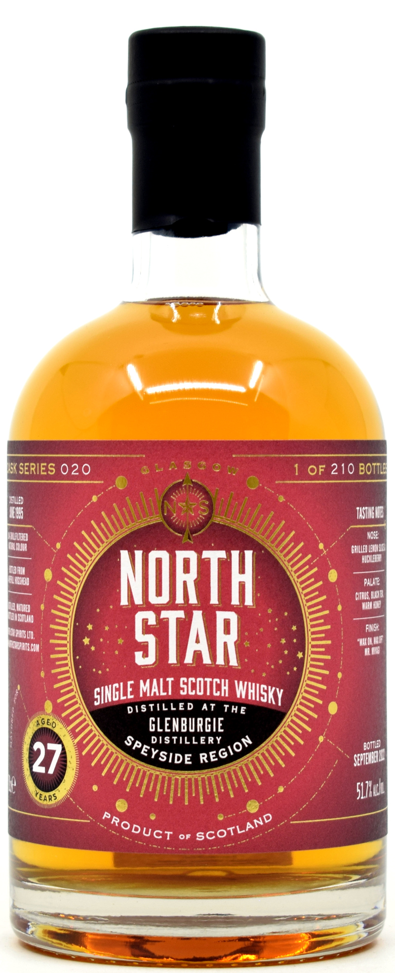 glenburgie_27_517_NSS Glenburgie 27 Jahre 1995/2022 North Star Spirits #020 exclusive 51,7% vol.