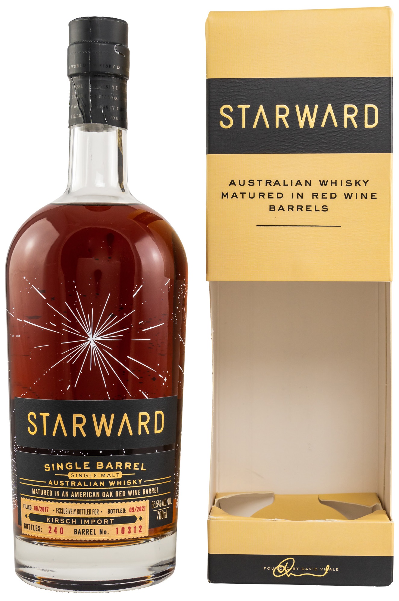starward_10312 Starward 2017/2021 Red Wine Single Cask #10312 55,5% vol.