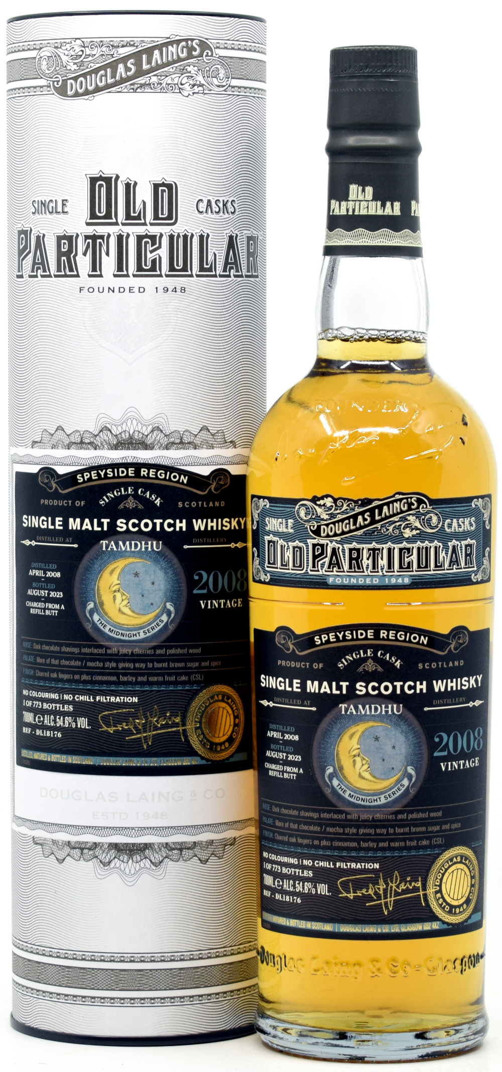 tamdhu_2008_DL Tamdhu 2008/2023 Sherry Cask Old Particular Midnight Series Douglas Laing 54,6% vol.