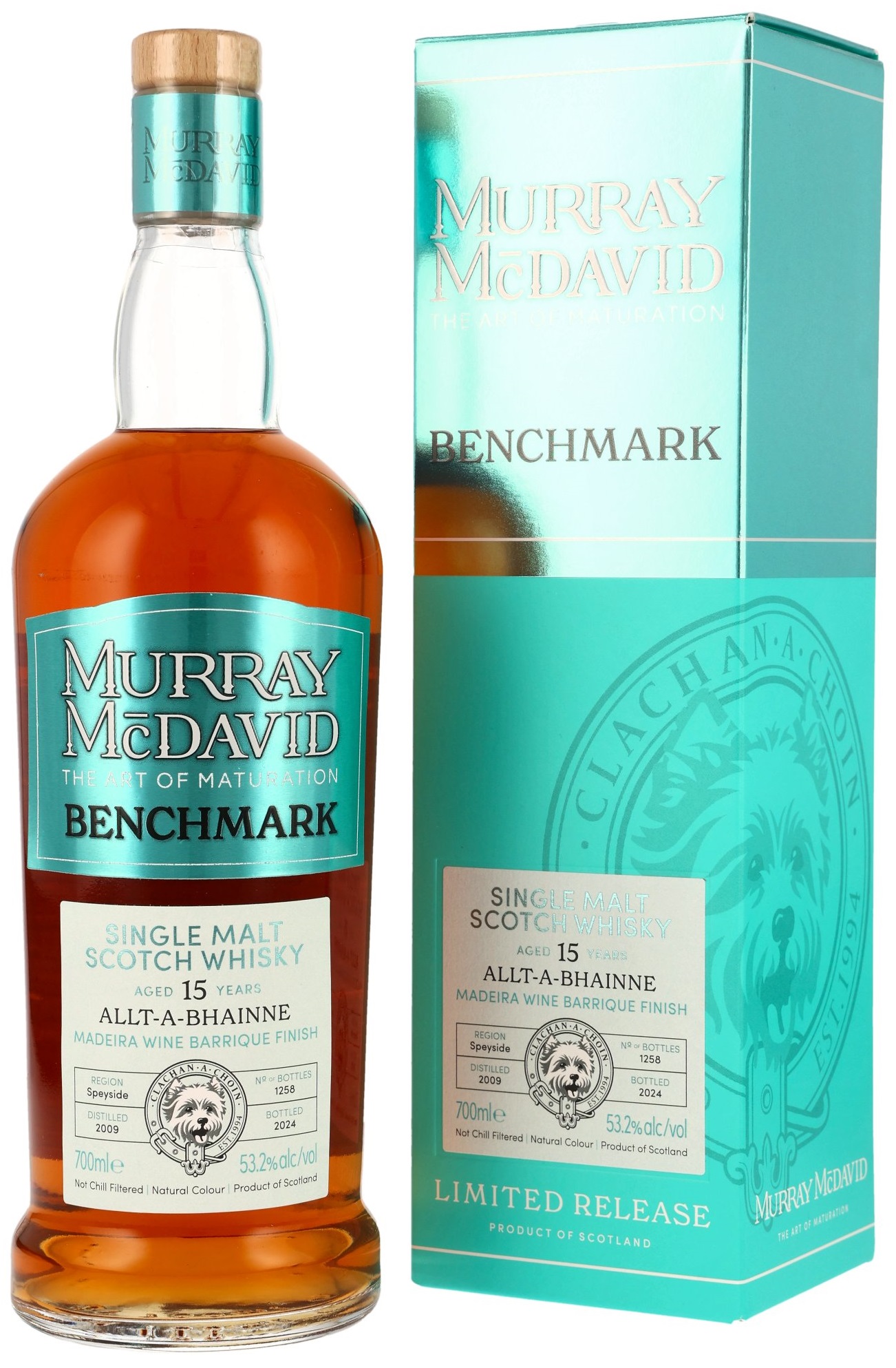 Allt-a-Bhainne-2009-MM Allt-a-Bhainne 2009/2024 Madeira Cask Murray McDavid Benchmark 53,2% vol