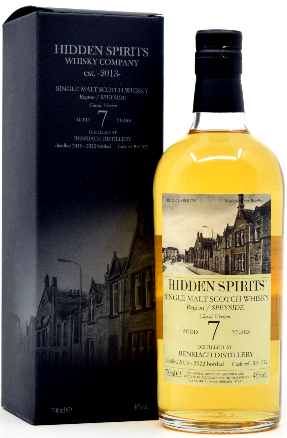 benriach_7_hisp Benriach 2015/2022 Hidden Spirits Classic Version 48% vol.