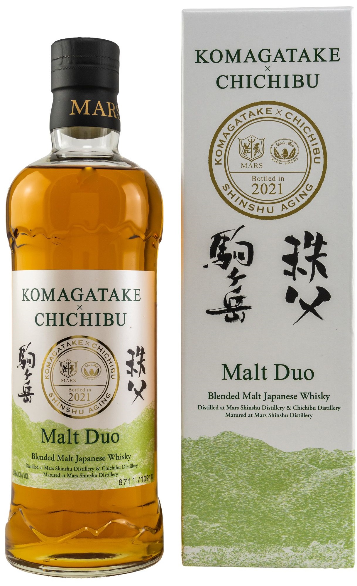 kamagatake_chichibu_malt_duo Mars Whisky Malt Duo 2021 Komagatake x Chichibu 54% vol.