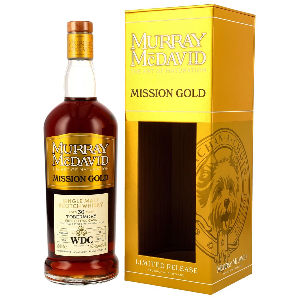 Tobermory 30 Jahre 1995/2025 French Oak Murray McDavid & WDC 52,9% vol.