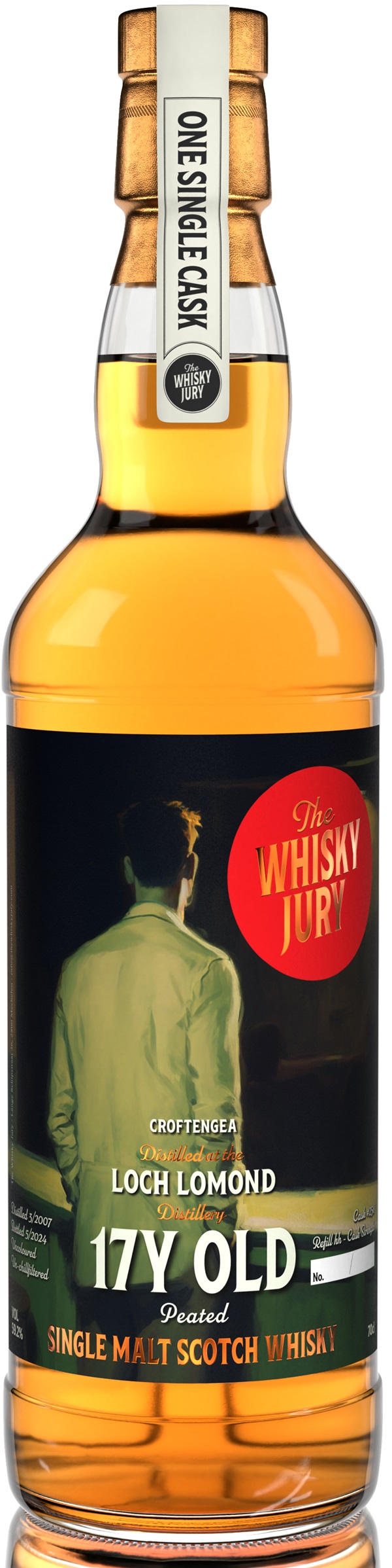 LochLomond17Y_02-1 Croftengea (peated Loch Lomond) 2007/2024 The Whisky Jury #258 59,2% vol.