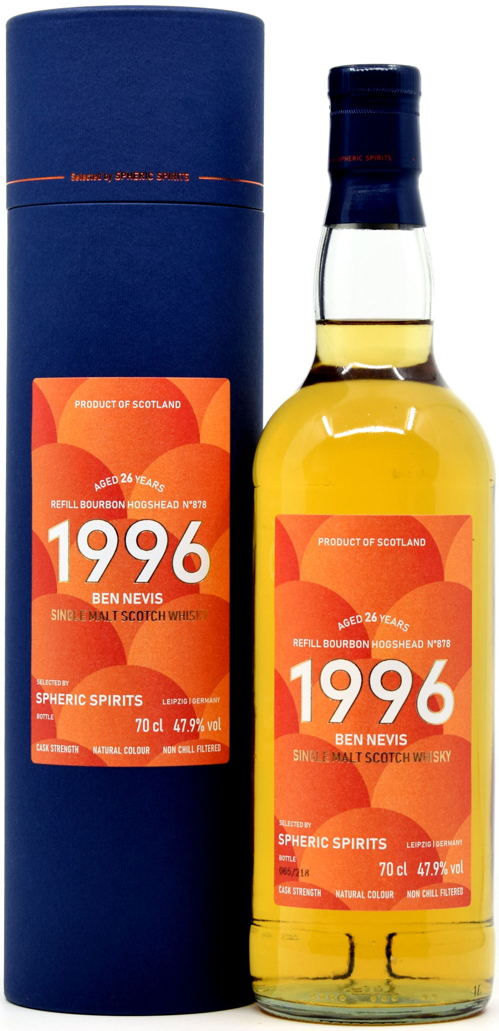 ben_nevis_1996_Spsp Ben Nevis 26 Jahre 1996/2022 Spheric Spirits 47,9% vol.
