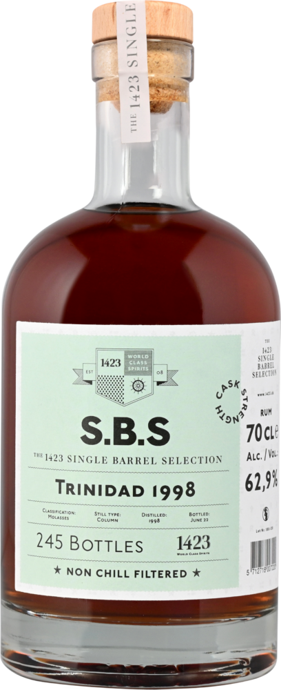 S.B.S. Trinidad 1998/2022 SBS Single Cask 62,9% vol.