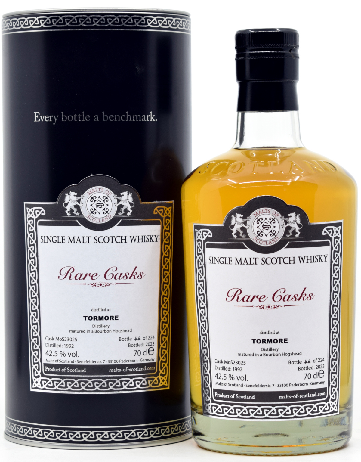 tormore_1992_mos Tormore 31 Jahre 1992/2023 Malts of Scotland Rare Cask Range 42,5% vol.