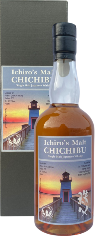 Chichibu-Lighthouse-Series-7843-Bottle_Carton Chichibu 2017/2024 1st Fill Bourbon Single Cask for germany #7843 65,5% vol.