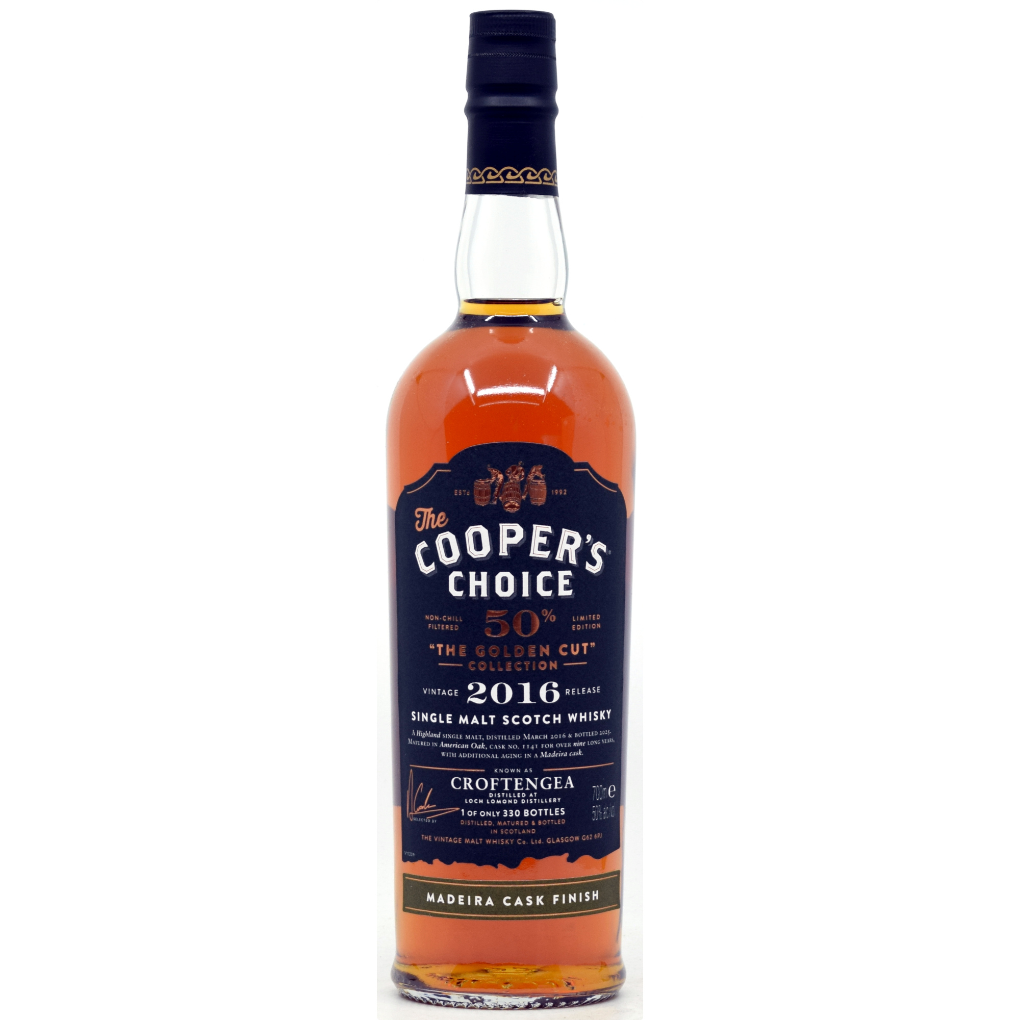 Croftengea 2016/2025 Madeira Cask Cooper's Choice Golden Cut 50% vol.