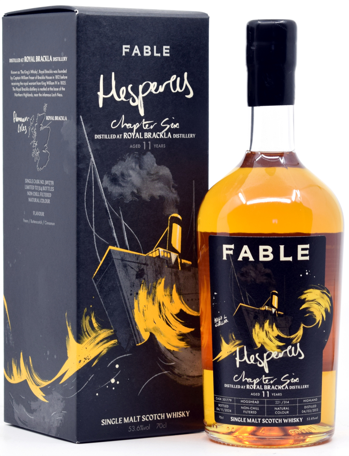 royalbrackla_11_fable Royal Brackla 11 Jahre 2013/2024 Fable Chapter six Hesperus 53,6% vol.