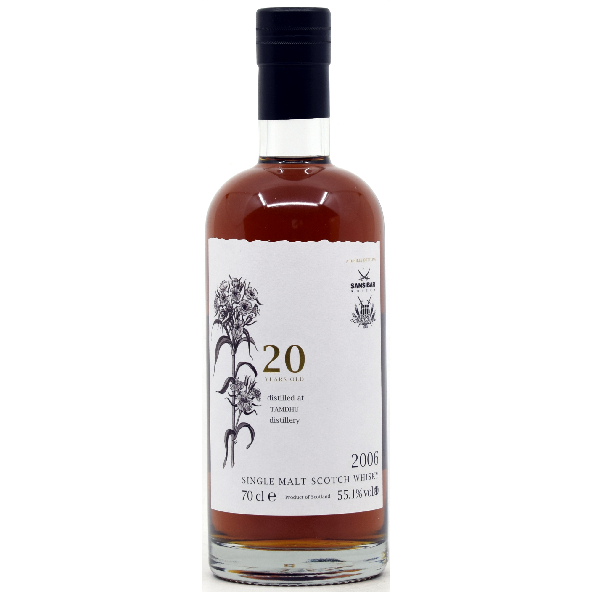Tamdhu 20 Jahre 2006/2026 Sherry Cask White Label deinwhisky.de x Sansibar 55,1% vol.