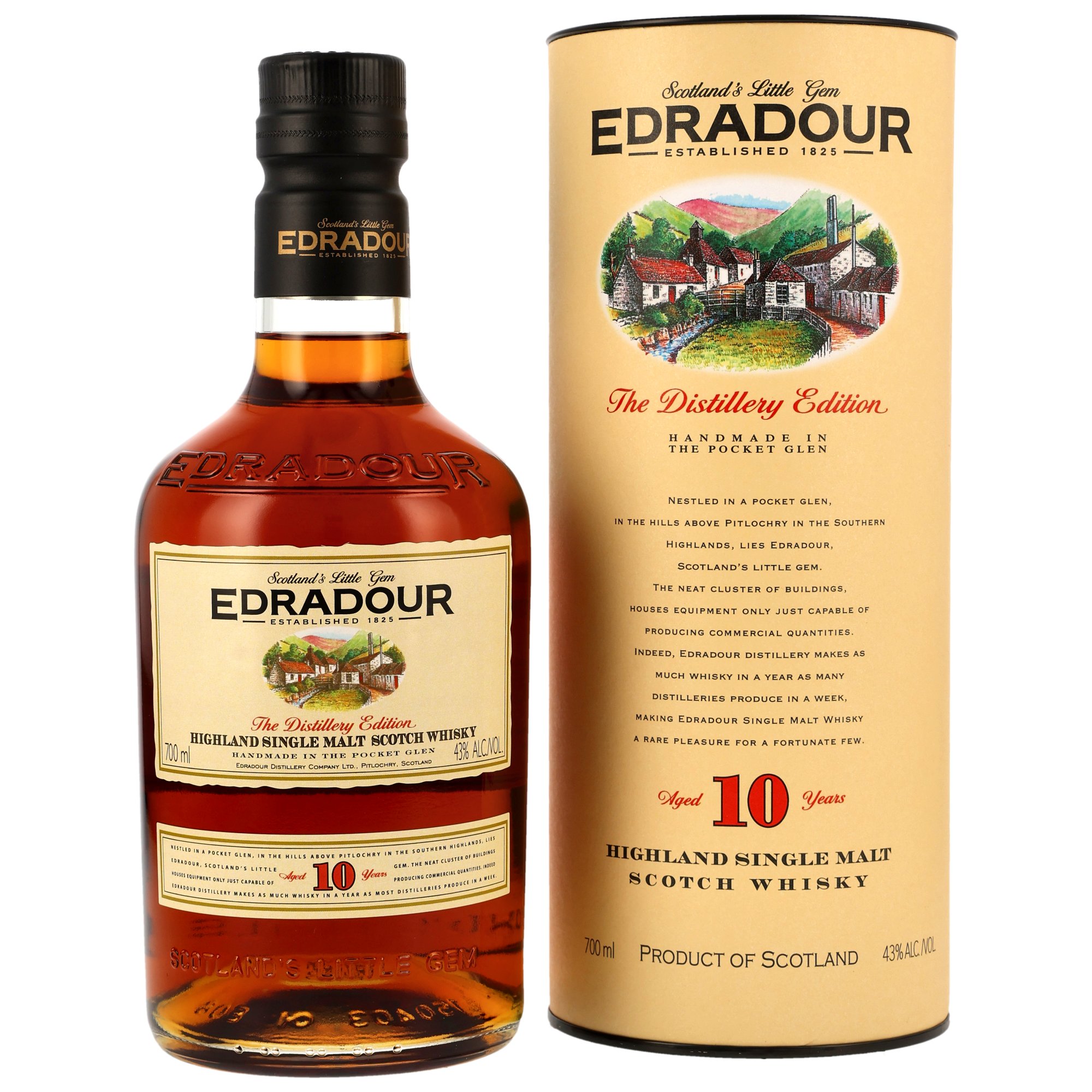 Edradour 10 Jahre 43% vol.