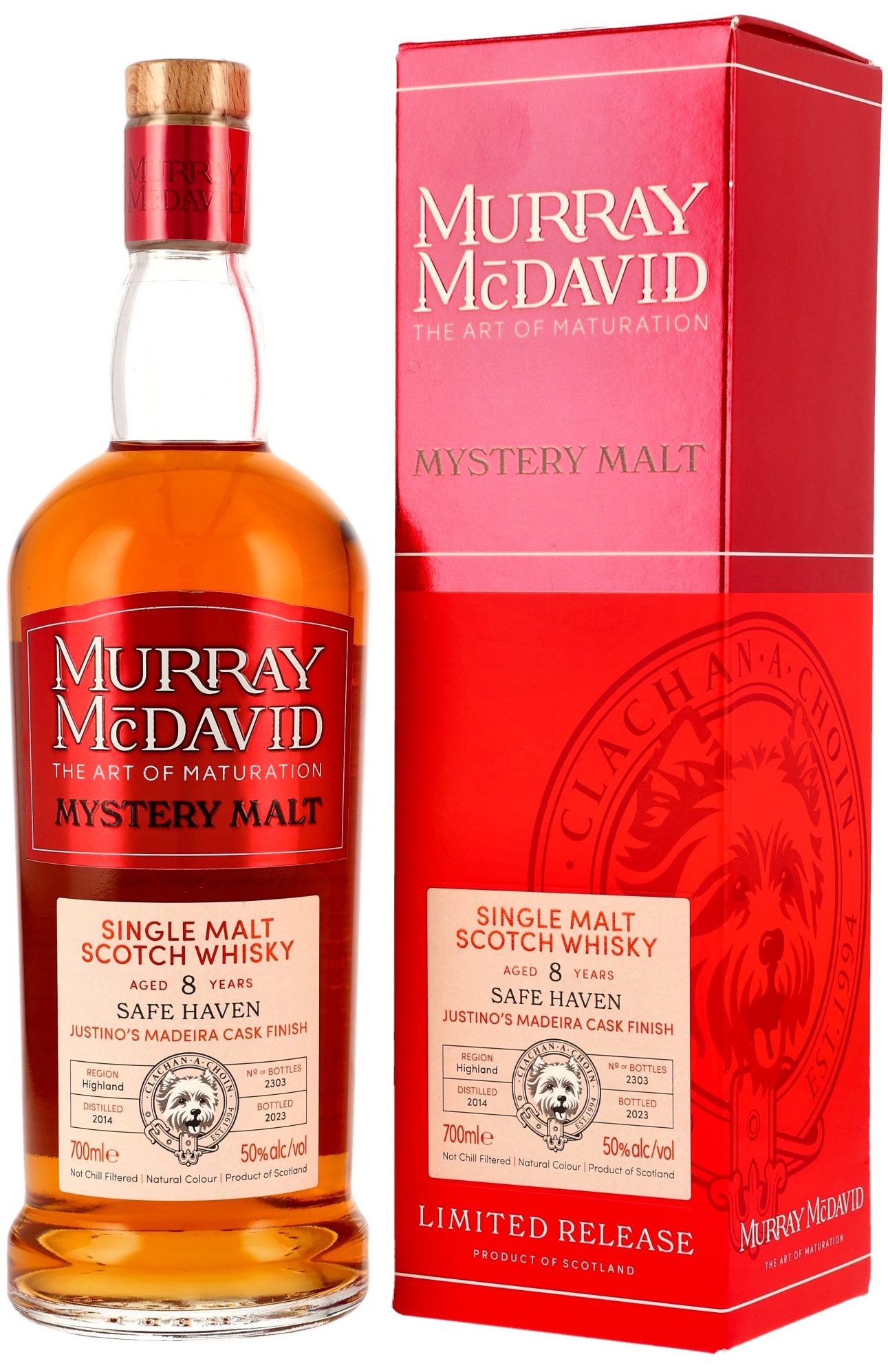 Safe Haven (Ledaig) 2014/2023 Justinos Madeira Cask Murray McDavid 50% vol.
