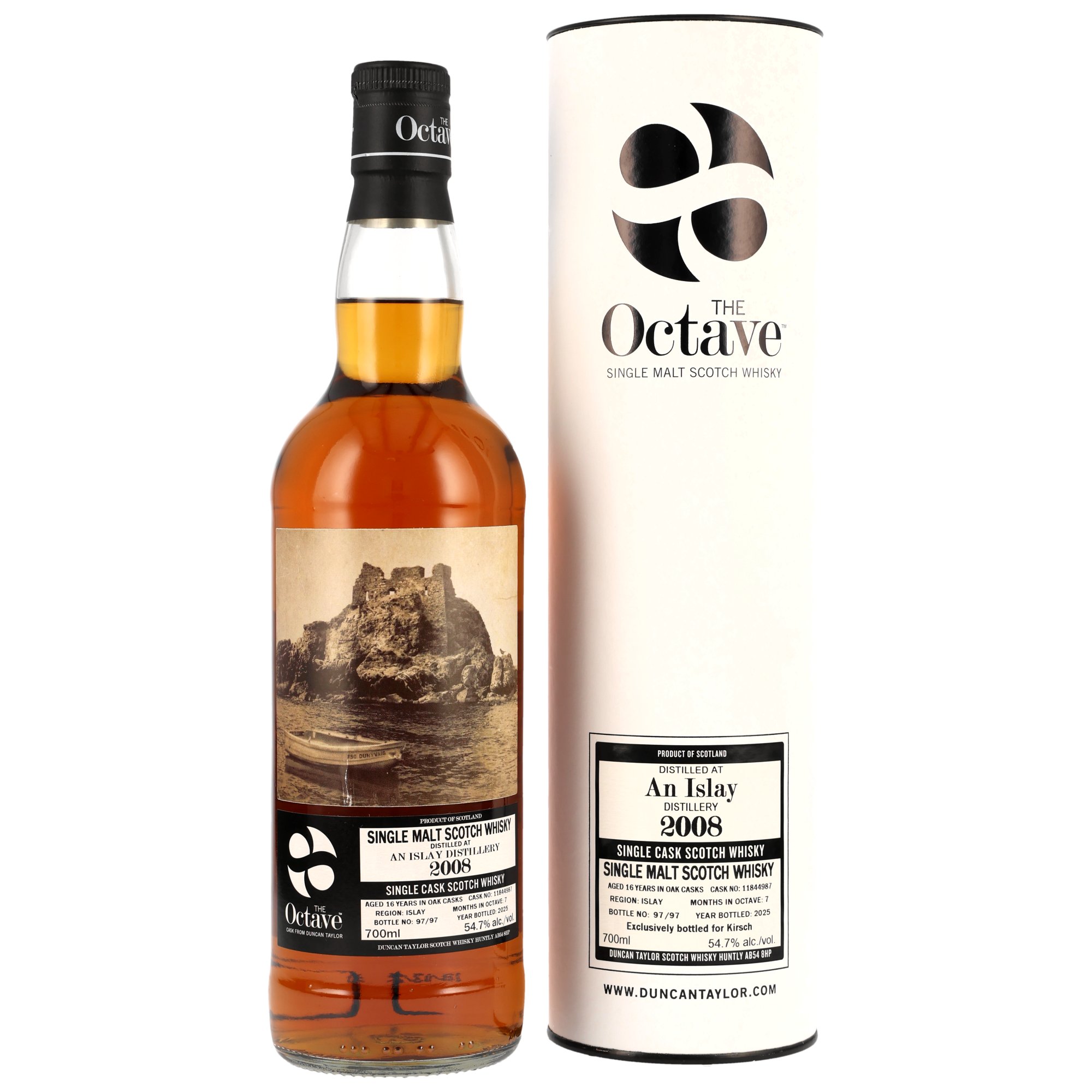 An Islay Distillery 16 Jahre 2008/2025 Sherry Octave Duncan Taylor #11844987 54,7% vol.