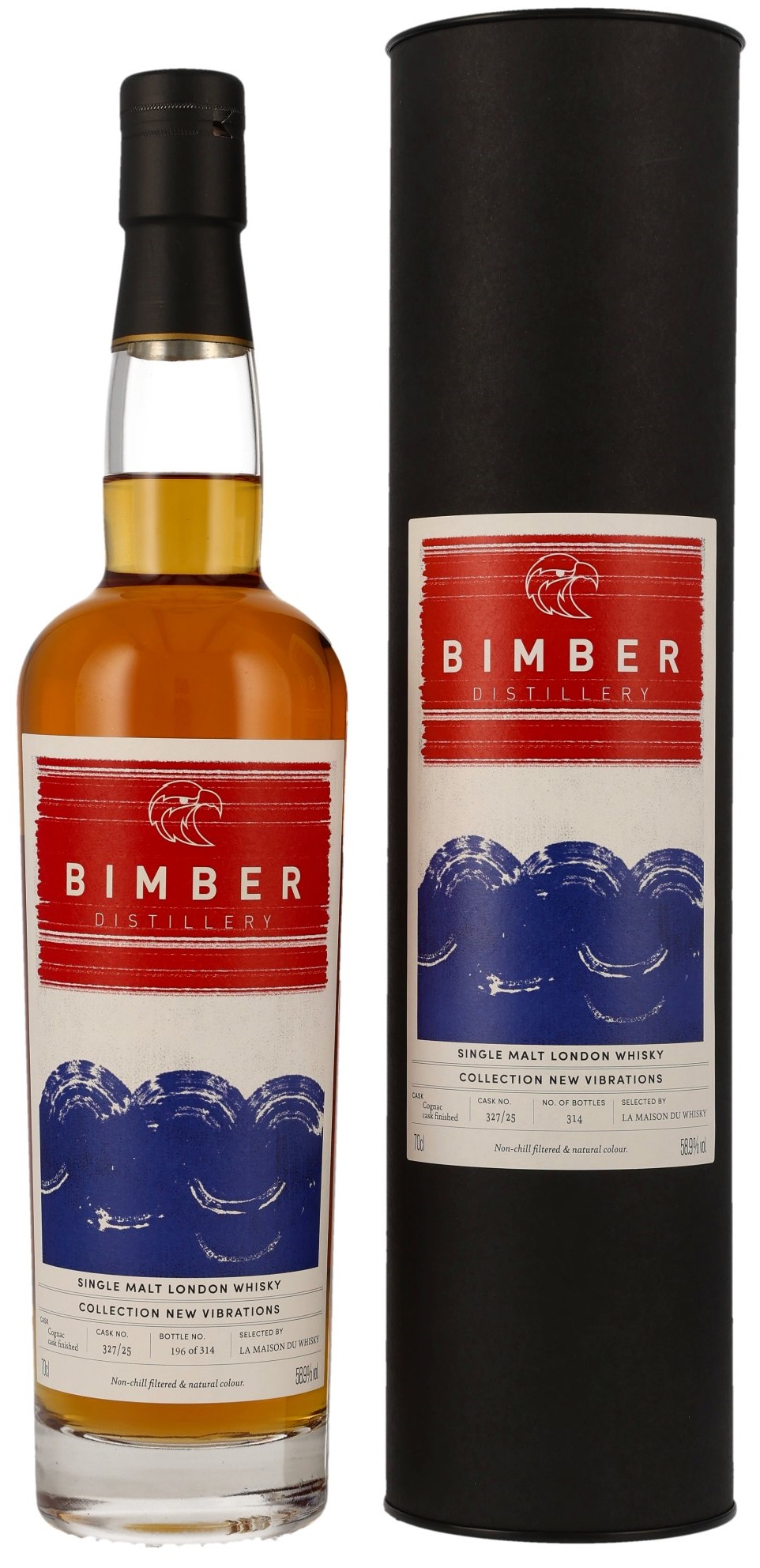 bimber_327 Bimber Bourbon Single Cask #327/25 Collection New Vibrations 58,9% vol.