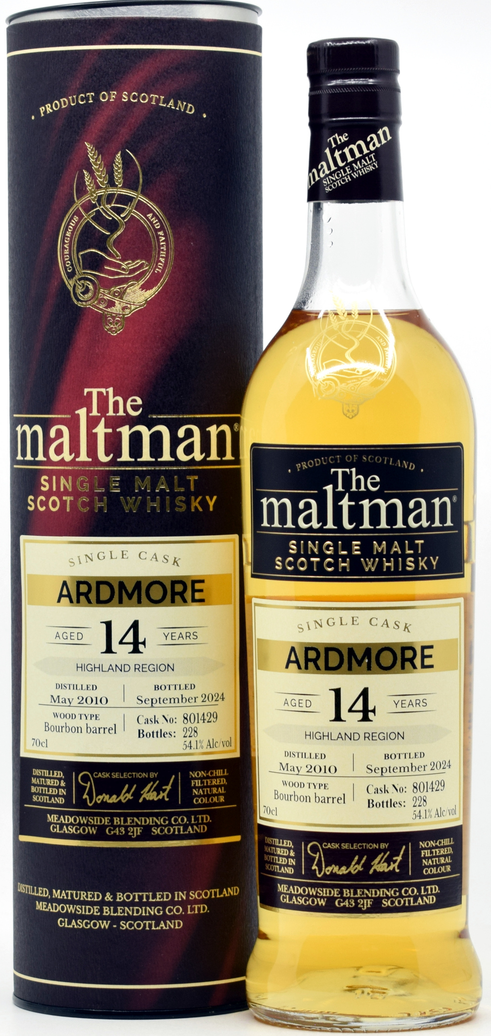 Ardmore 14 Jahre 2010/2024 The Maltman #801429 54,1% vol.