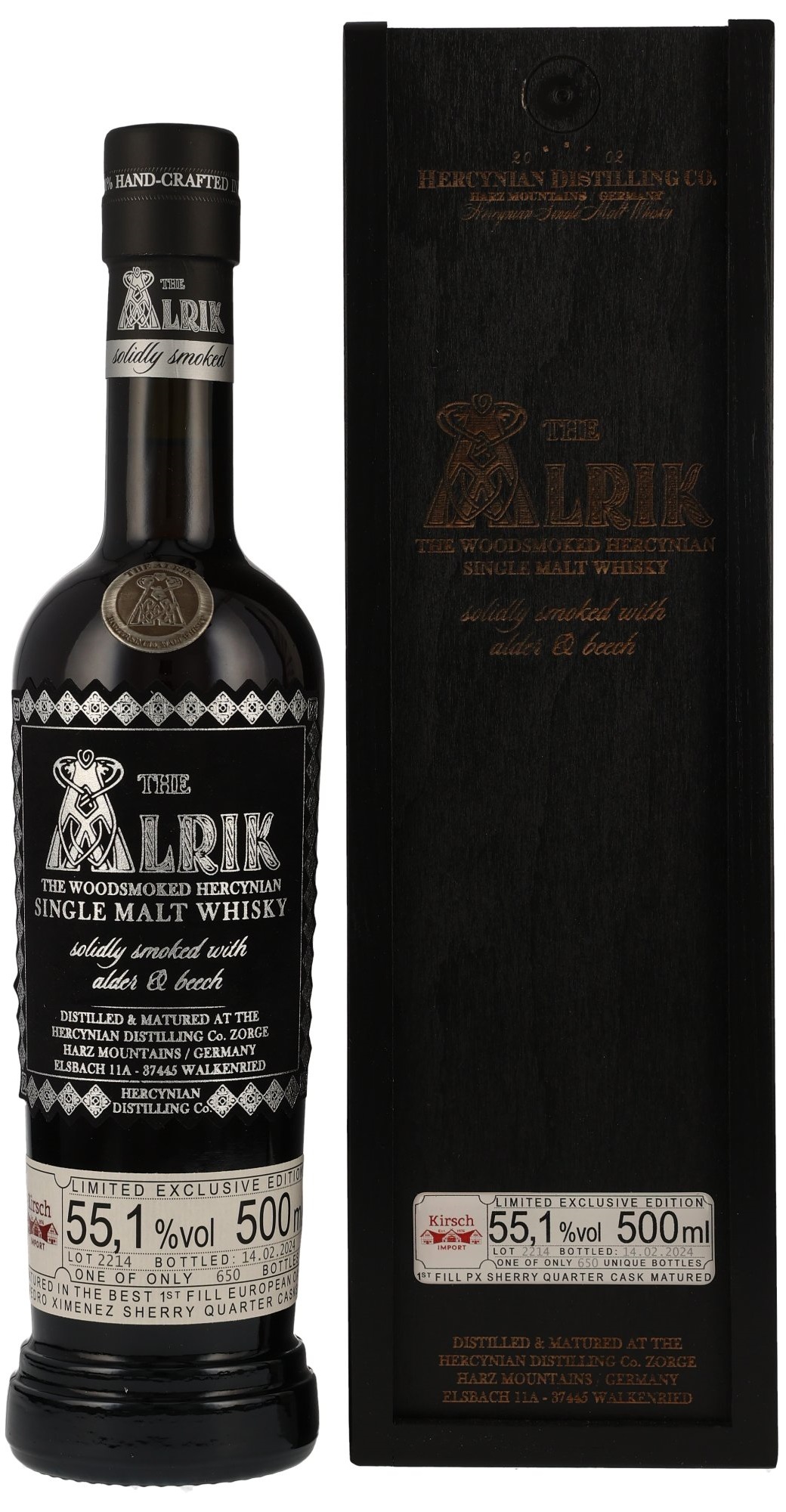 Hercynian-The-Alrik-PX-Quarter-Cask-Kirsch Elsburn The Alrik 1st Fill PX Quarter Cask 55,1% vol.