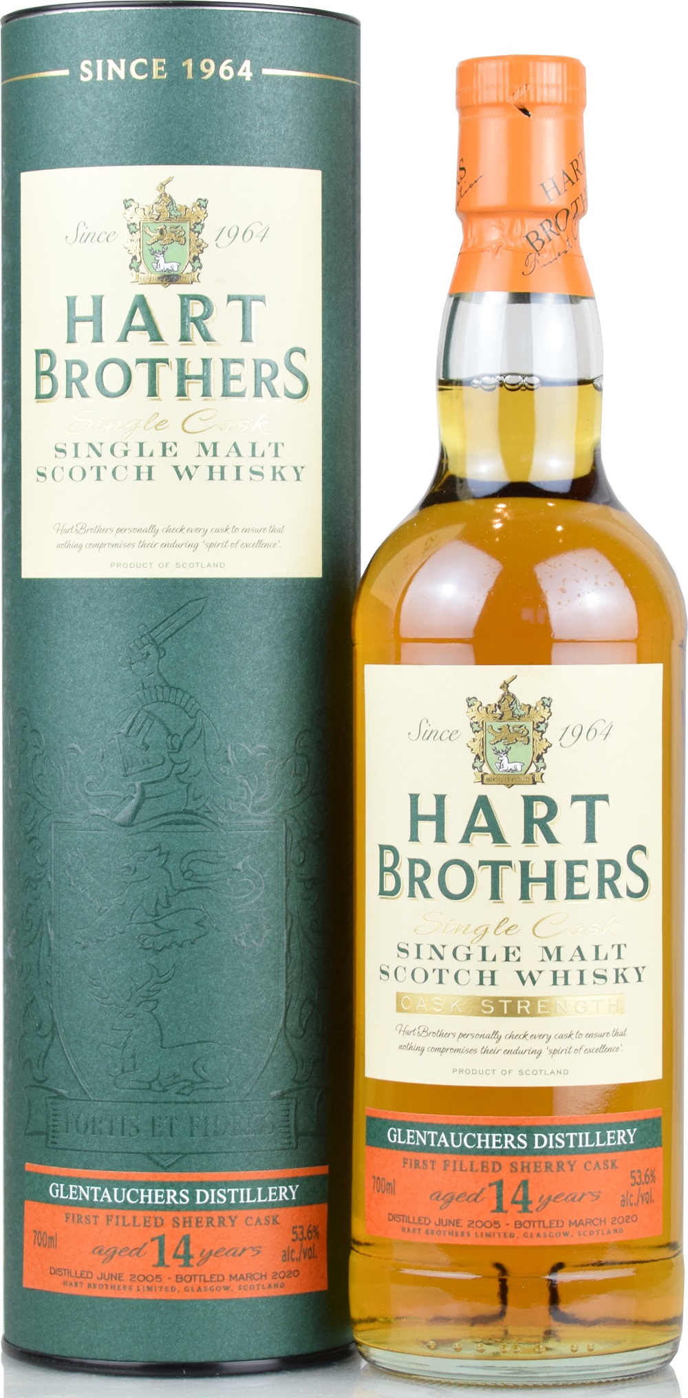 glentauchers_11_HBcVhW4hCPkvt7f Glentauchers 14 Jahre 2005/2020 1st Fill Sherry Hart Brothers 53,6% vol.