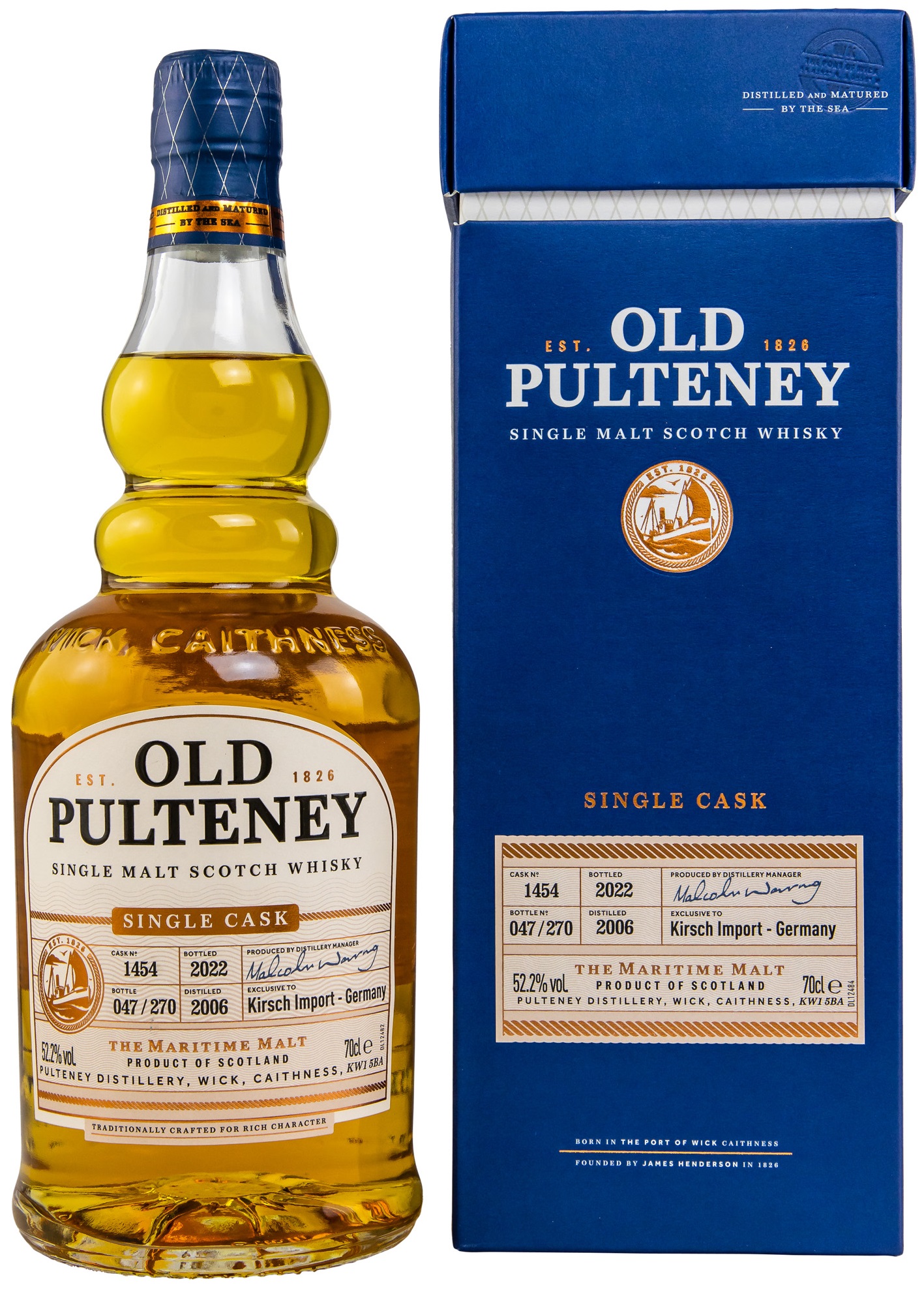 pulteney_2006_1454 Old Pulteney 2006/2022 Single Cask #1454 52,2% vol.