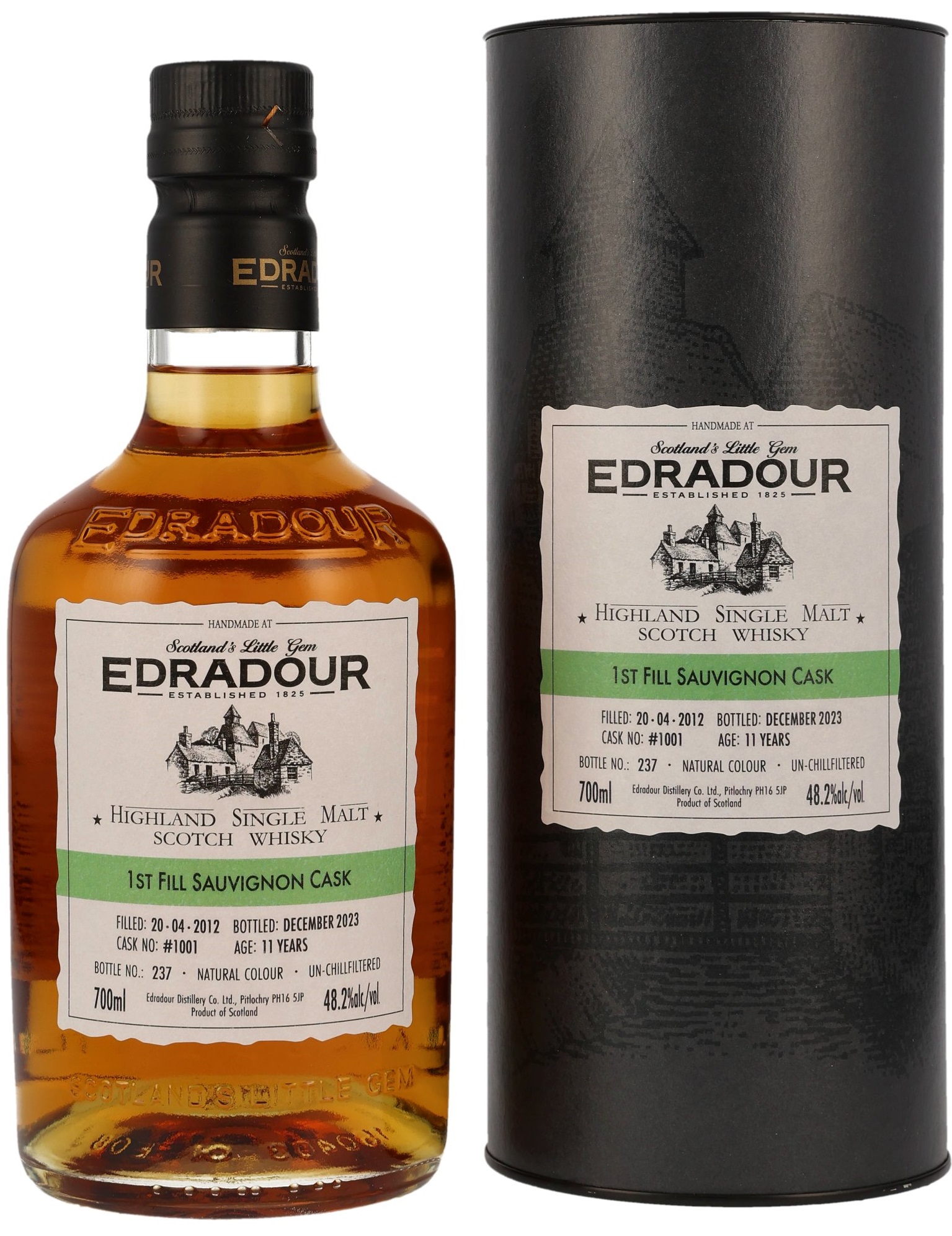 Edradour-2012-Sauvignon-Cask-1001 Edradour 2012/2023 St. Michael-Eppan Sauvignon Single Cask #1001 48,2% vol.