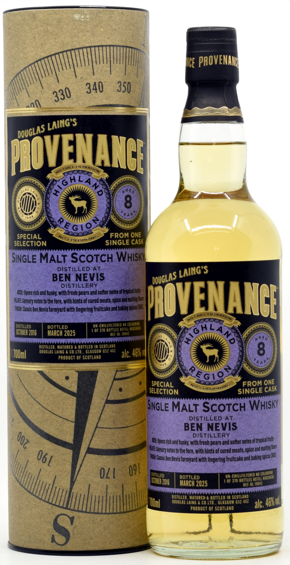 nevis_8_dl Ben Nevis 8 Jahre 2016/2025 Provenance Douglas Laing 48% vol.
