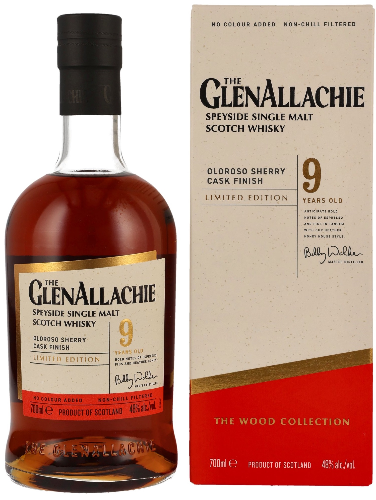 GlenAllachie-9-yoOloroso-Sherry-Finish-Limited-Edition Glenallachie 9 Jahre Oloroso Sherry Cask The Wood Collection 48,0% vol.