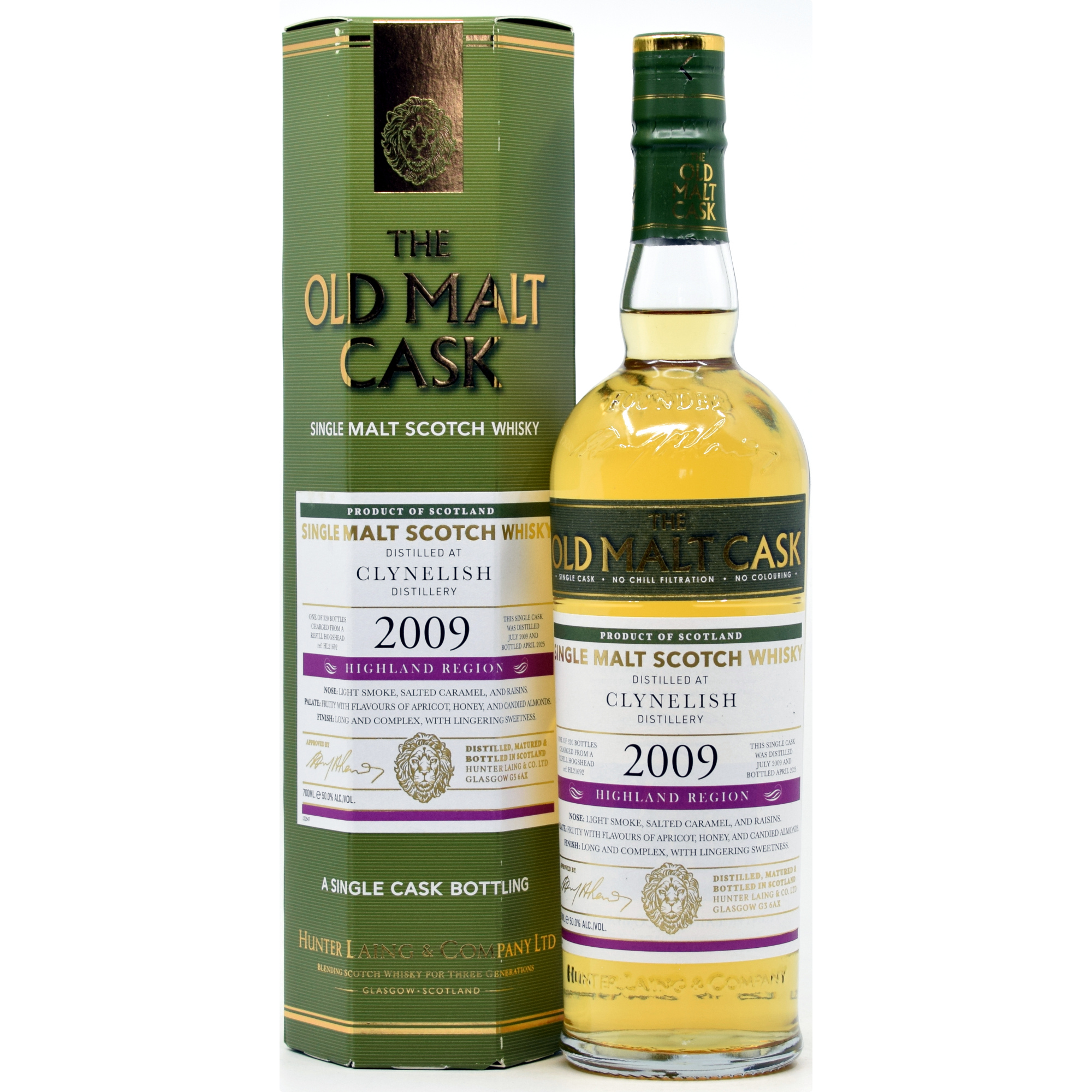 clynelish_2009_HL Clynelish 15 Jahre 2009/2025 Hunter Laing Old Malt Cask 50% vol.