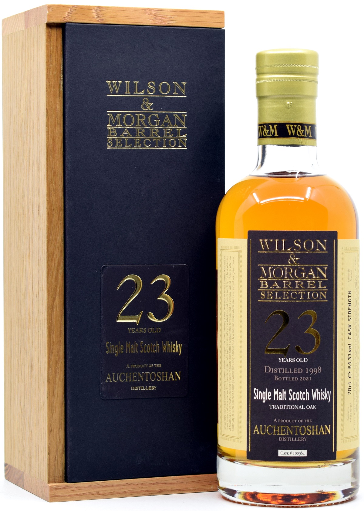 auchentoshan_23_WM Auchentoshan 23 Jahre 1998/2021 Wilson & Morgan 61,3% vol.