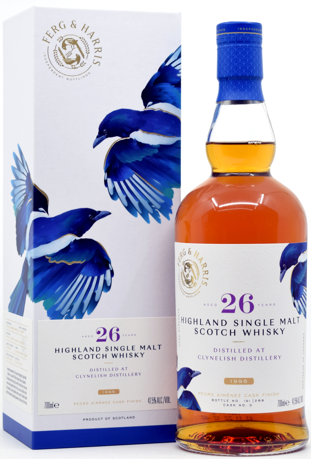 clynelish_26_FH Clynelish 26 Jahre 1996/2022 PX Sherry Cask Ferg & Harris 47,5% vol.