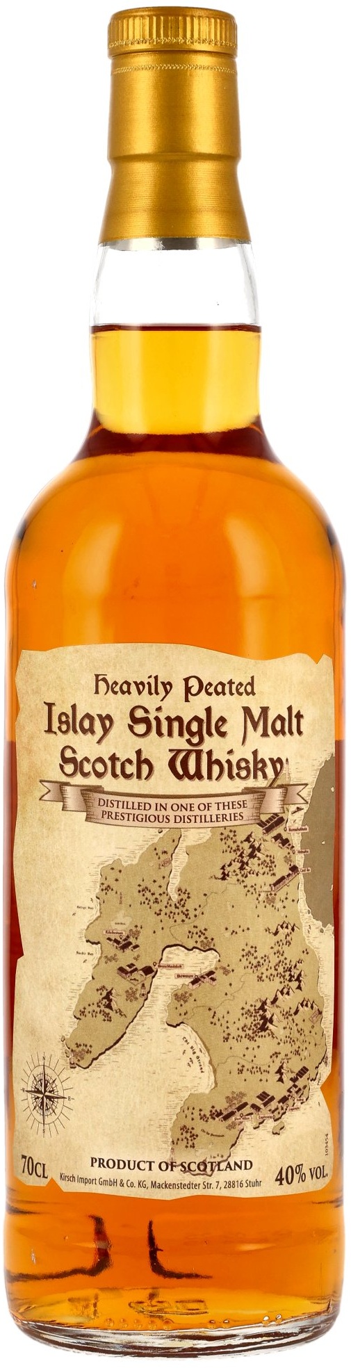 Map-of-Islay Map of Islay Heavily Peated Islay Single Malt 40% vol.